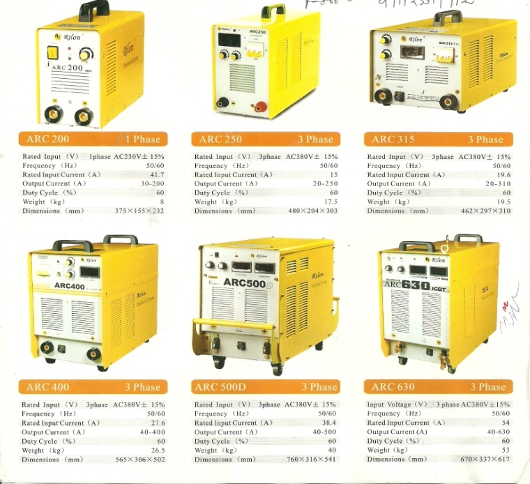 Welding on sale machine size